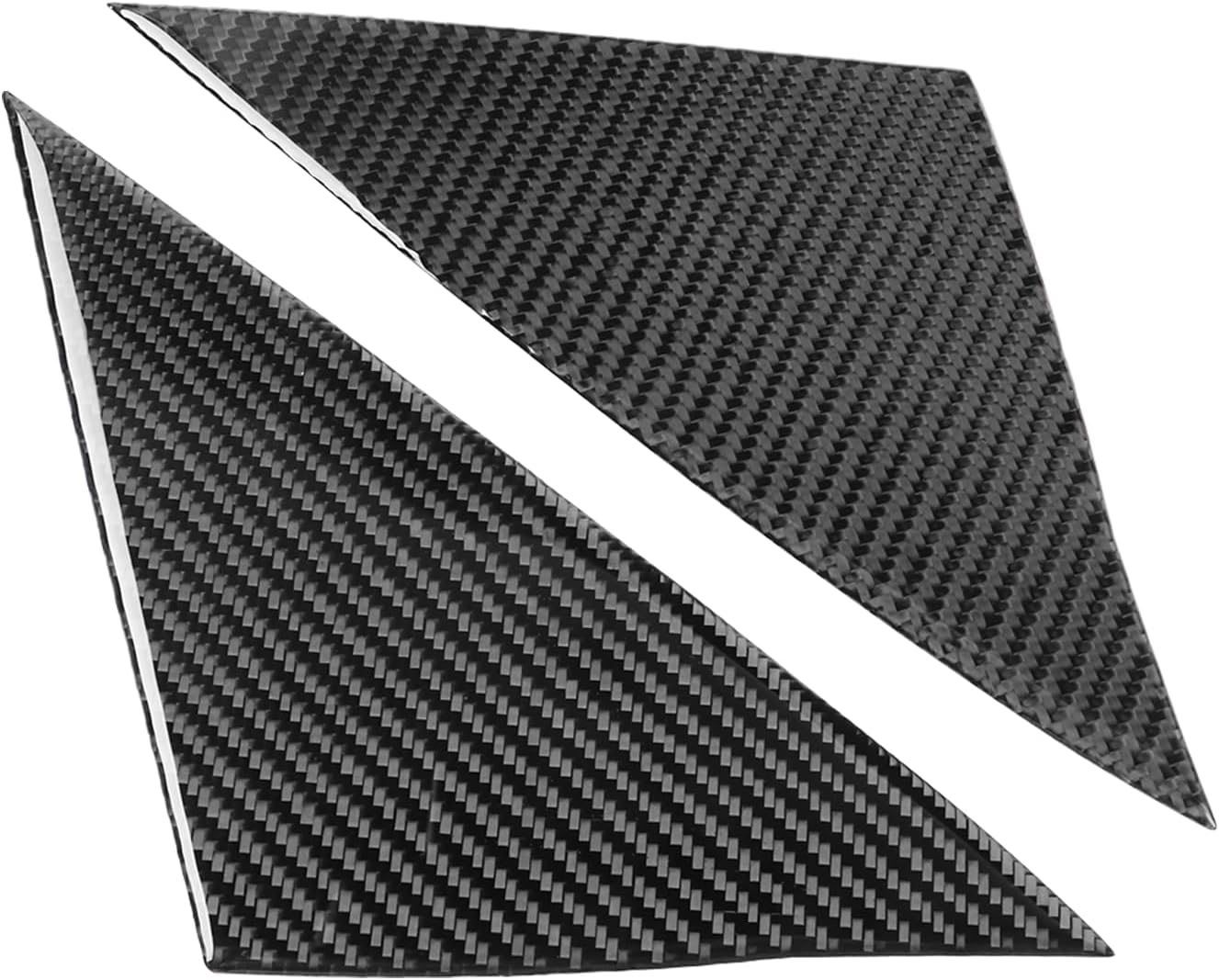 2-PCS Carbon Fiber Cover Panel A column Interior Trim Kit for Tesla model Y 2020-2023 Accessories
