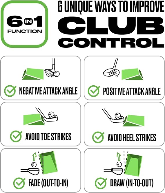 Back 2 Basics Golf Indoor and Outdoor Practice Golf Training Accessories, Stroke Control Accuracy and Portable Practice for All Skill Level