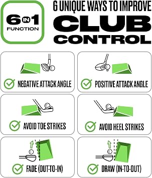 Back 2 Basics Golf Indoor and Outdoor Practice Golf Training Accessories, Stroke Control Accuracy and Portable Practice for All Skill Level