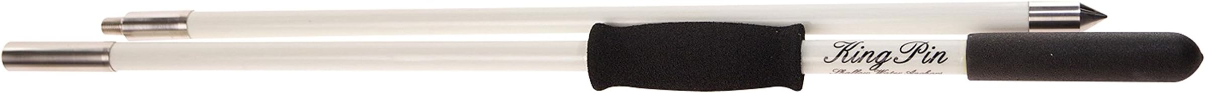 Panther Marine KPP100W King Pin Anchor Pole - 2 Piece, 10' - White