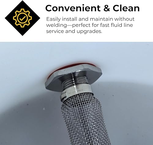 Miniatura 78 de MiniBrew Mamparo sin soldadura NPT EZ de 1/2 pulgada con juntas EPDM para elaboración casera (paquete de 3)