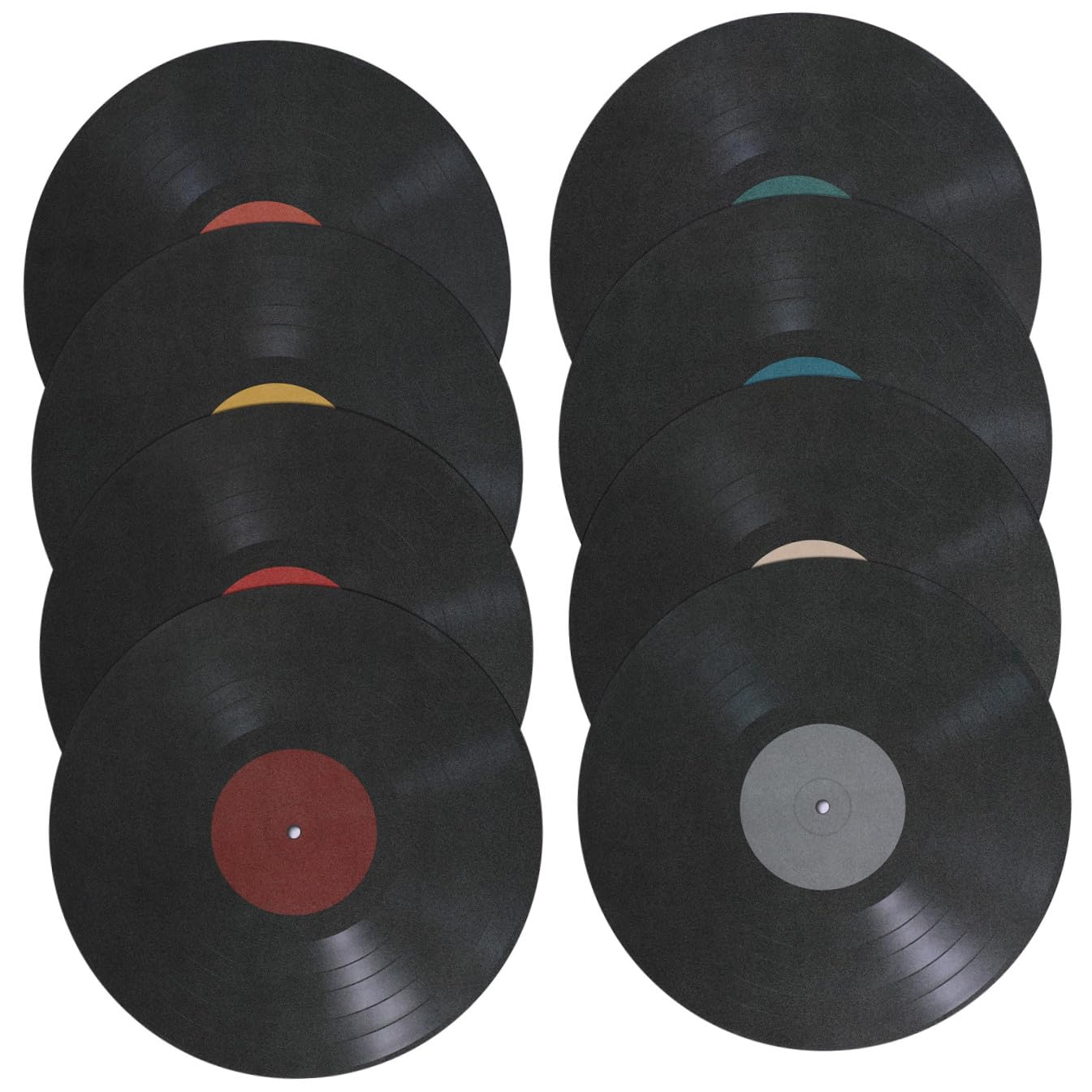 Autocollants muraux vinyle robustes et artistiques au style rétro chic