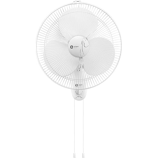 Orient Electric Wall 44 400 MM Wall Fan Crystal White Pack
