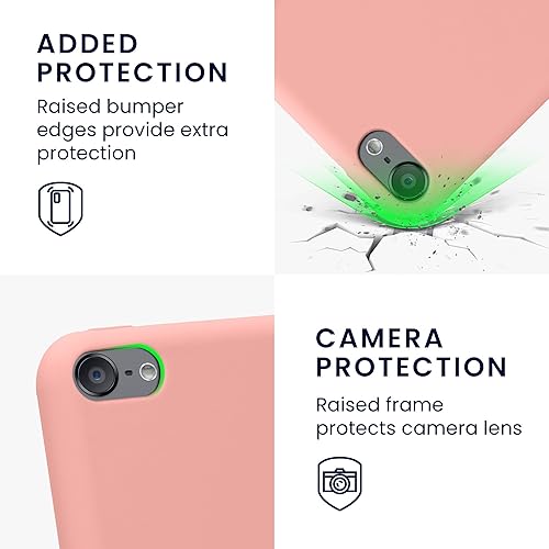 Miniatura 10 de kwmobile Funda de silicona TPU compatible con Apple iPod Touch 6G  7G (6 y 7 generación), funda protectora suave y flexible, color rojo