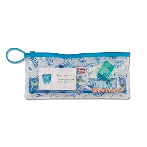 Vista 16 de SmileGoods - Bolsa con cremallera y soporte para tarjetas de visita, 4.5 x 10 pulgadas, Dental Friends, paquete de 72 Amigos dentales