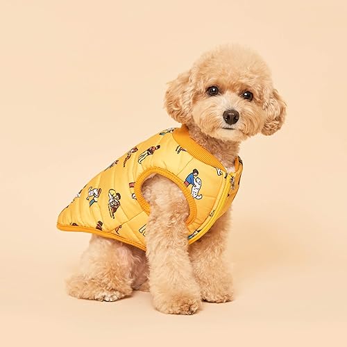 Miniatura 9 de FLOT x zeroperzero - Chaleco de invierno acolchado para perro con forro polar cálido, materiales cómodos de primera calidad, ajuste a medida,