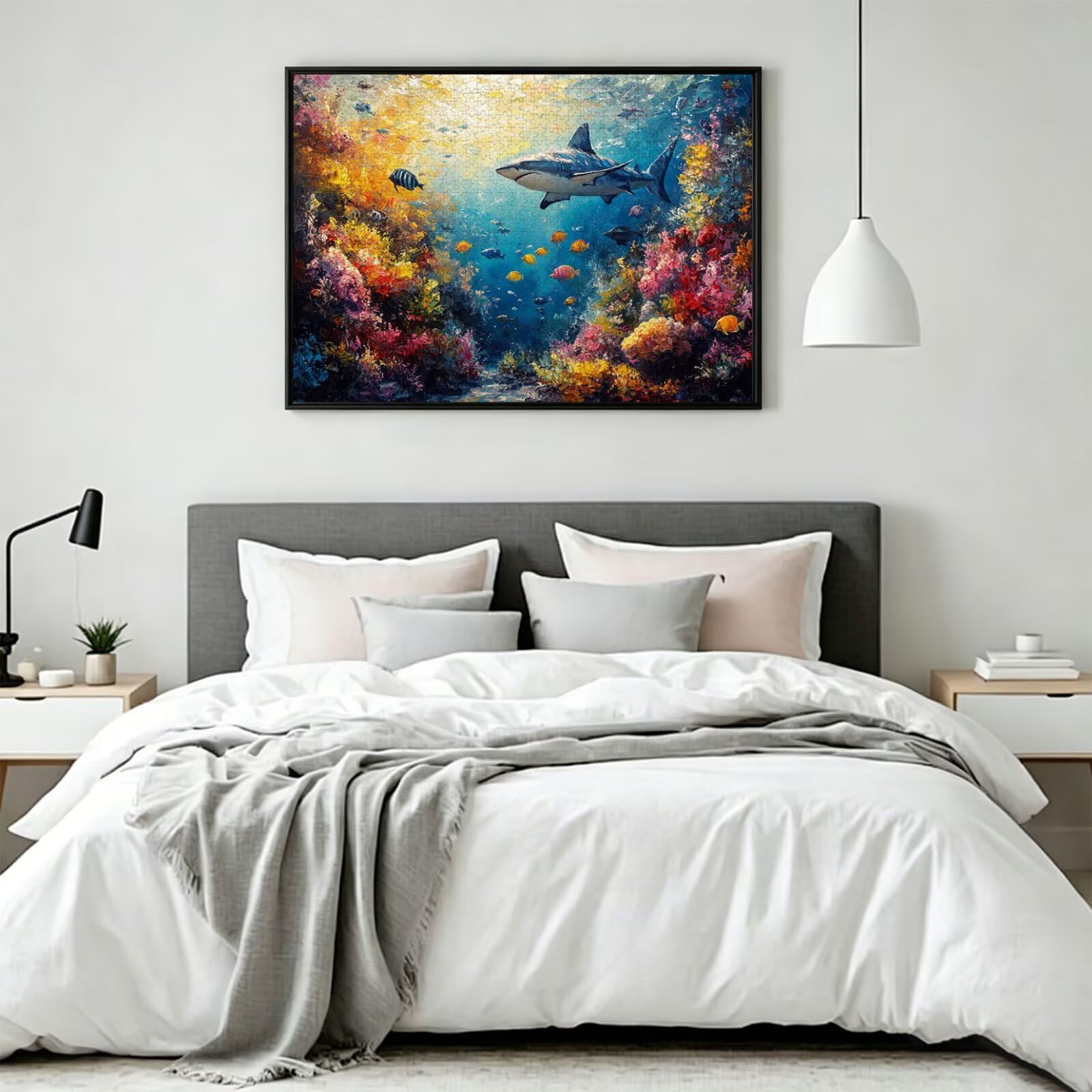 Puzzle 6000 Pezzi Pesce Puzzle Classici per Gioco Familiare, n-889