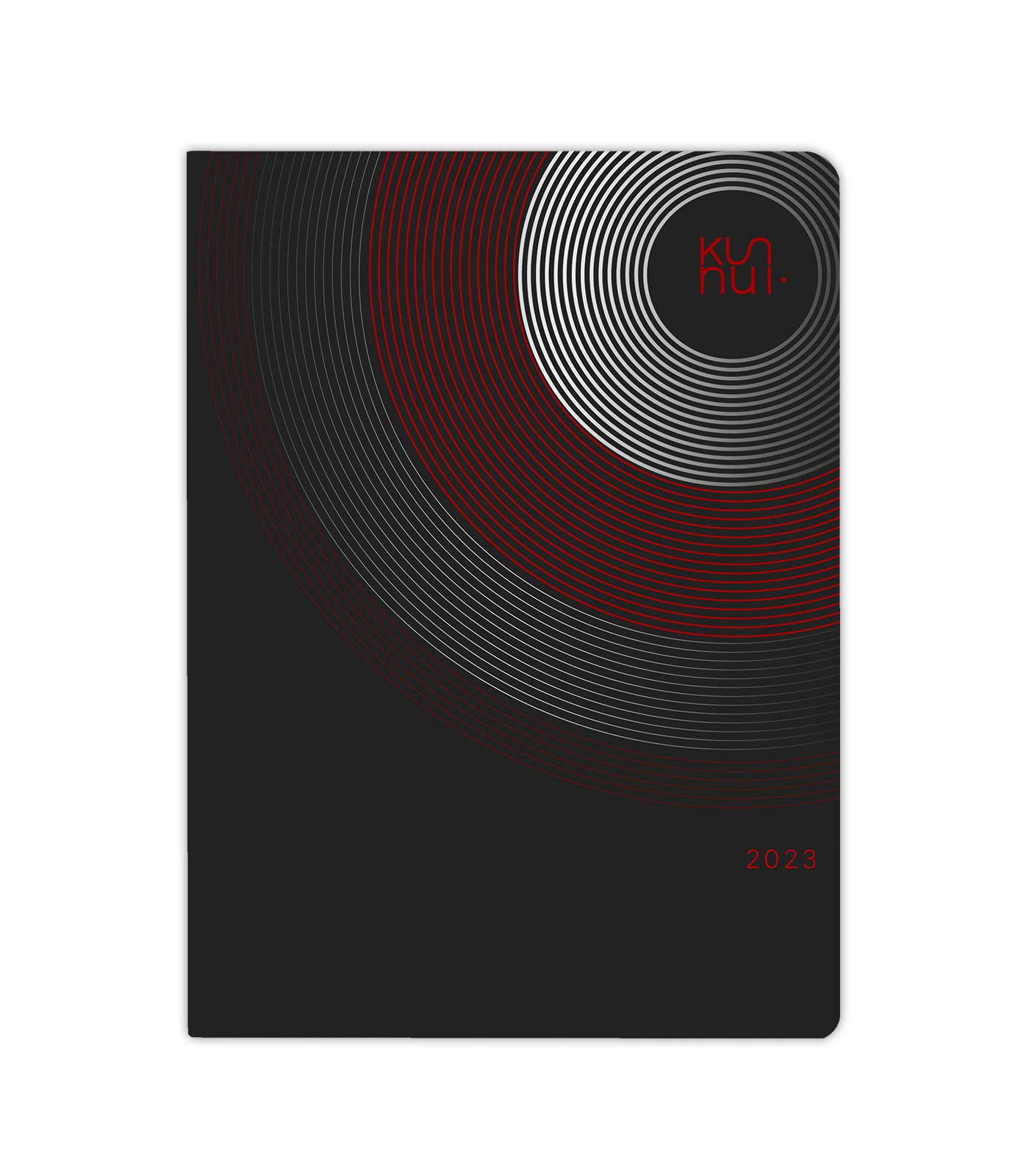 Kunnui, Agenda January 2023 December 2023, Bonded Leather, Daily Page, Format 15 x 21 (A5), Bilingual: Spanish, English - Image 2