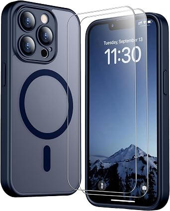 SPIDERCASE Magnetic for iPhone 13 Pro Max Case,Blue