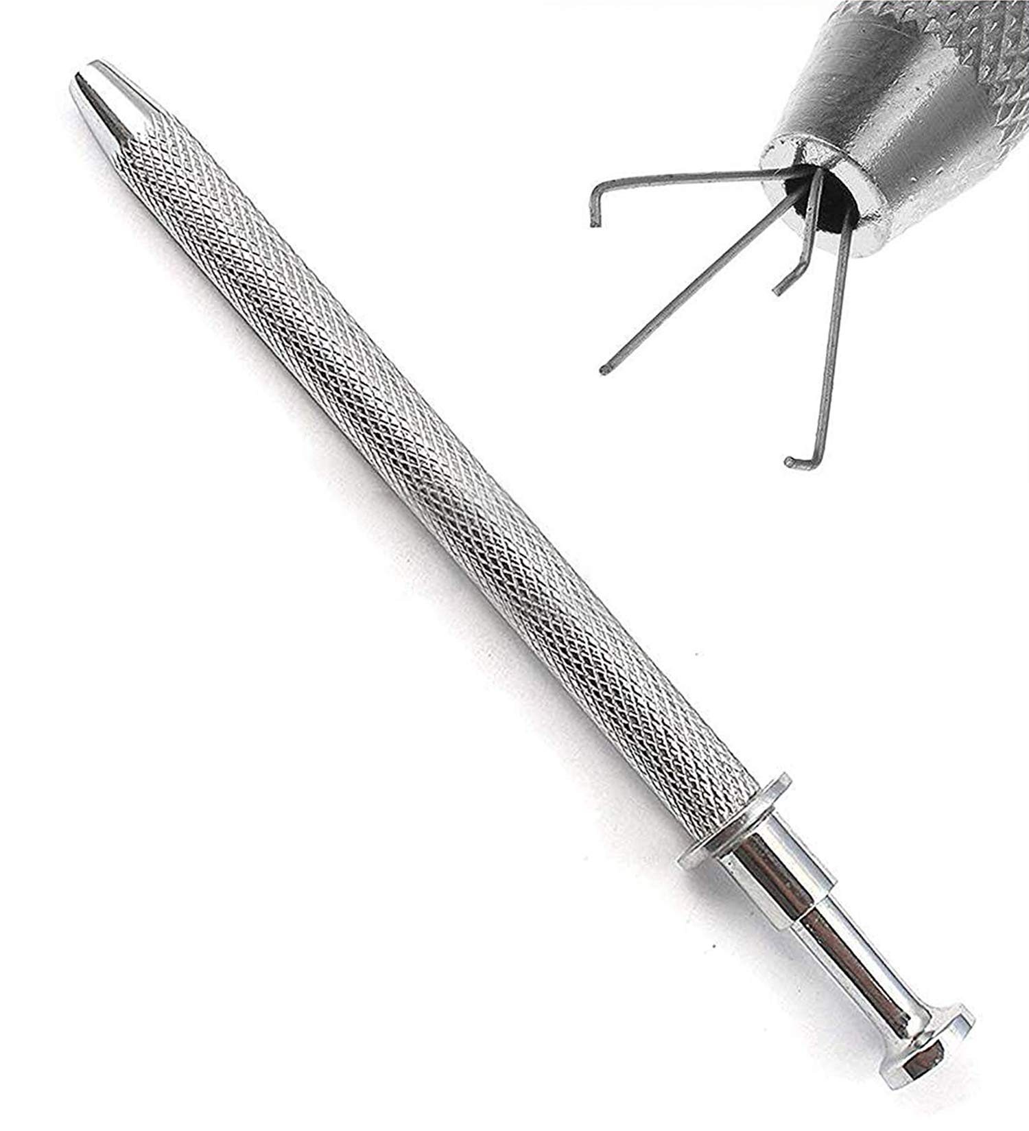 OdontoMed2011 IC Pickup/Thread Picker/BGA Chip Picker/Electronic Component Catch/ 4 Clamp IC Chip Metal Catcher/Manicure Cotton Ball Claw. ODM