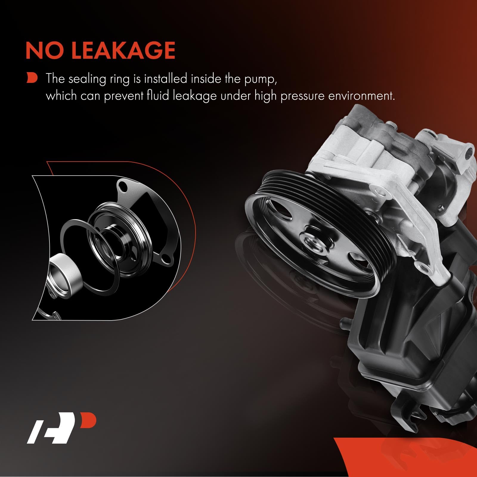 Amazon.com: A-Premium Power Steering Pump, with Pulley & Reservoir 