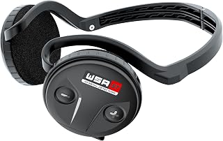 XP METAL DETECTORS WSA ST Auriculares Stereo inalámbricos más rápidos, compatibles con Deus II RC y WS6 ST Master, Plegables, diseño Compacto e Inteligente, Ligeros y Resistentes a la Lluvia (WSAST)
