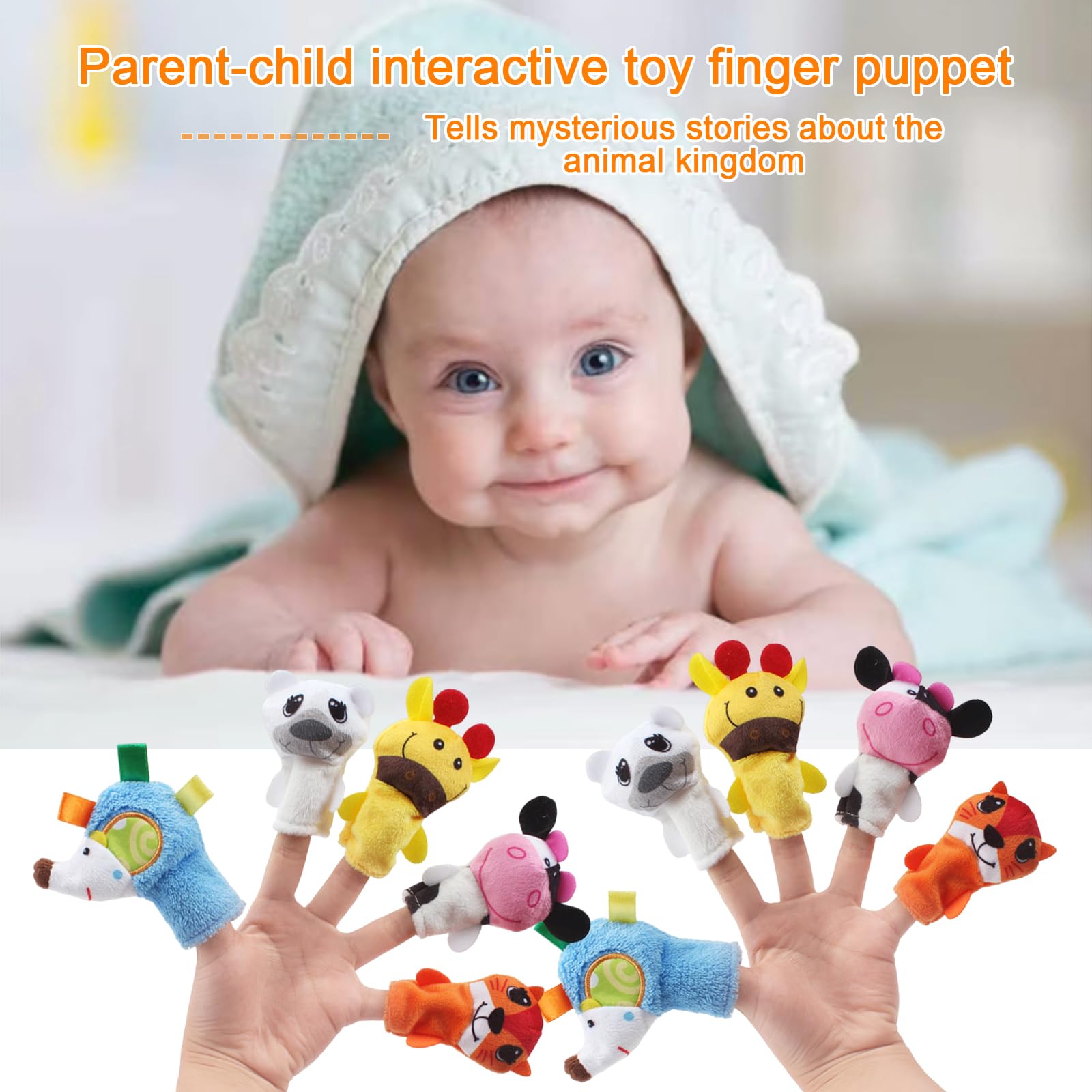 NOLITOY 10er Set Halloween Fingerpuppen - Lustige Handpuppen Für Kinder & Familienzeit