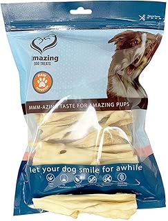 Lamb Cheek Strips Dog Chew - Natural Lamb Rawhide Alternative Dog Treat - Healthy Lamb Rawhide for Dogs -Easily Digestible Dog Chew (11 oz) -20 Pack Average - coolthings.us
