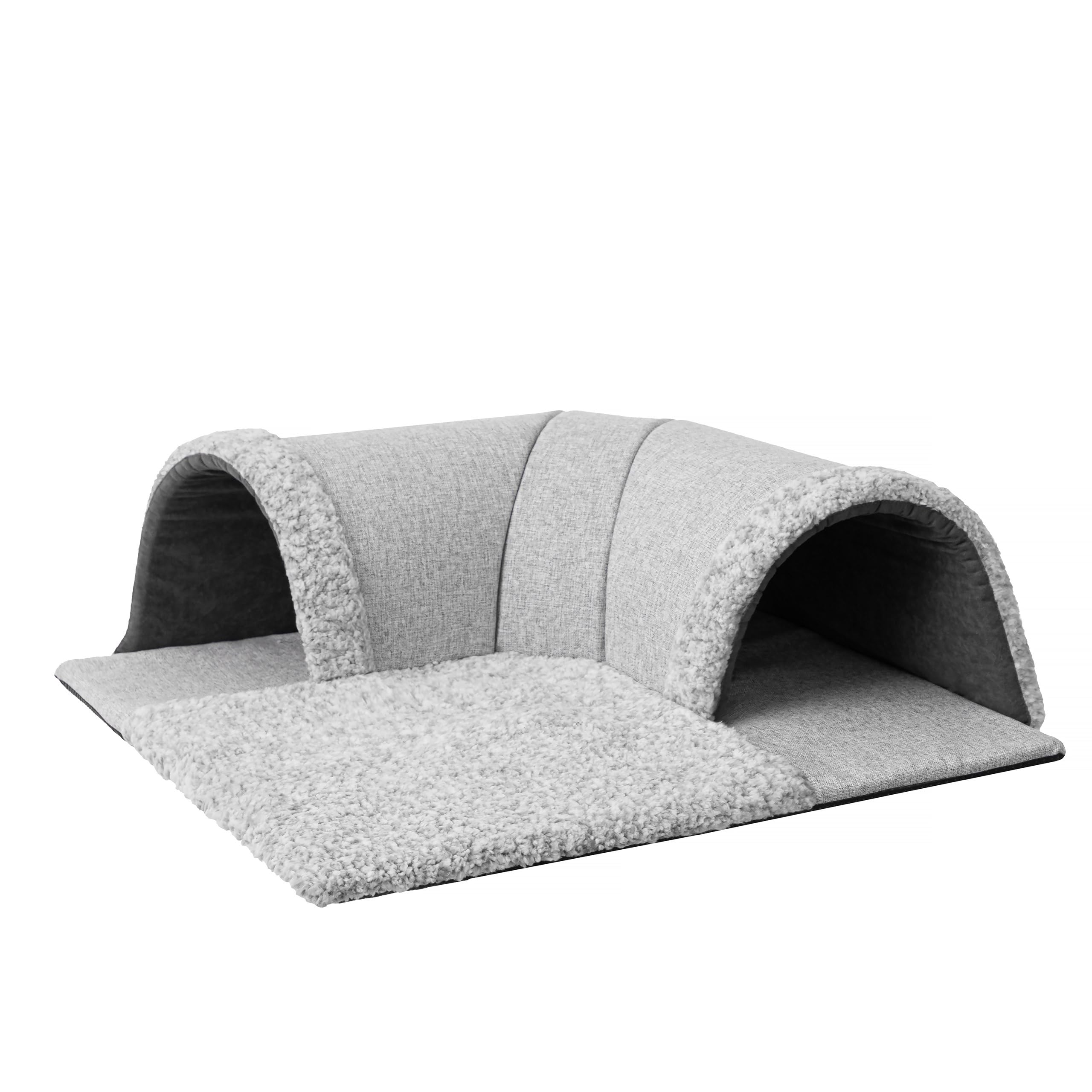 Gatto a tunnel per gatti, cuccia per gatti, cuccia per gatti, cuccia per gatti, cuccia per cani, cenere