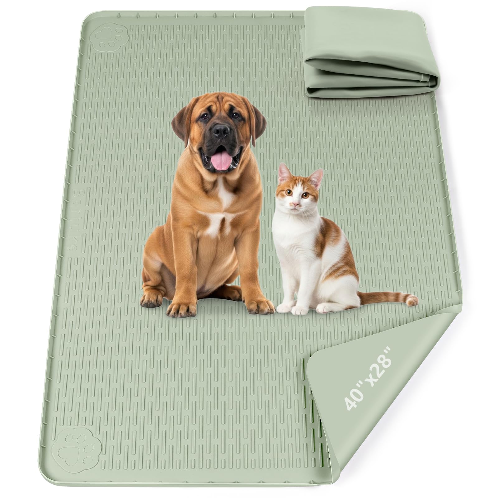 Pee Pad Holder, Kalolary Silicone Dog Training Mat