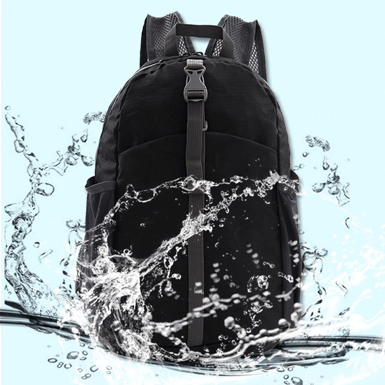 Plecak turystyczny 18L Outdoor Sport Backpack, wspinaczka piesze wędrówki bieganie rower jazda na rowerze plecak ultralekka torba rowerowa, wodoodporny plecak z systemem nawadniającym (szary)