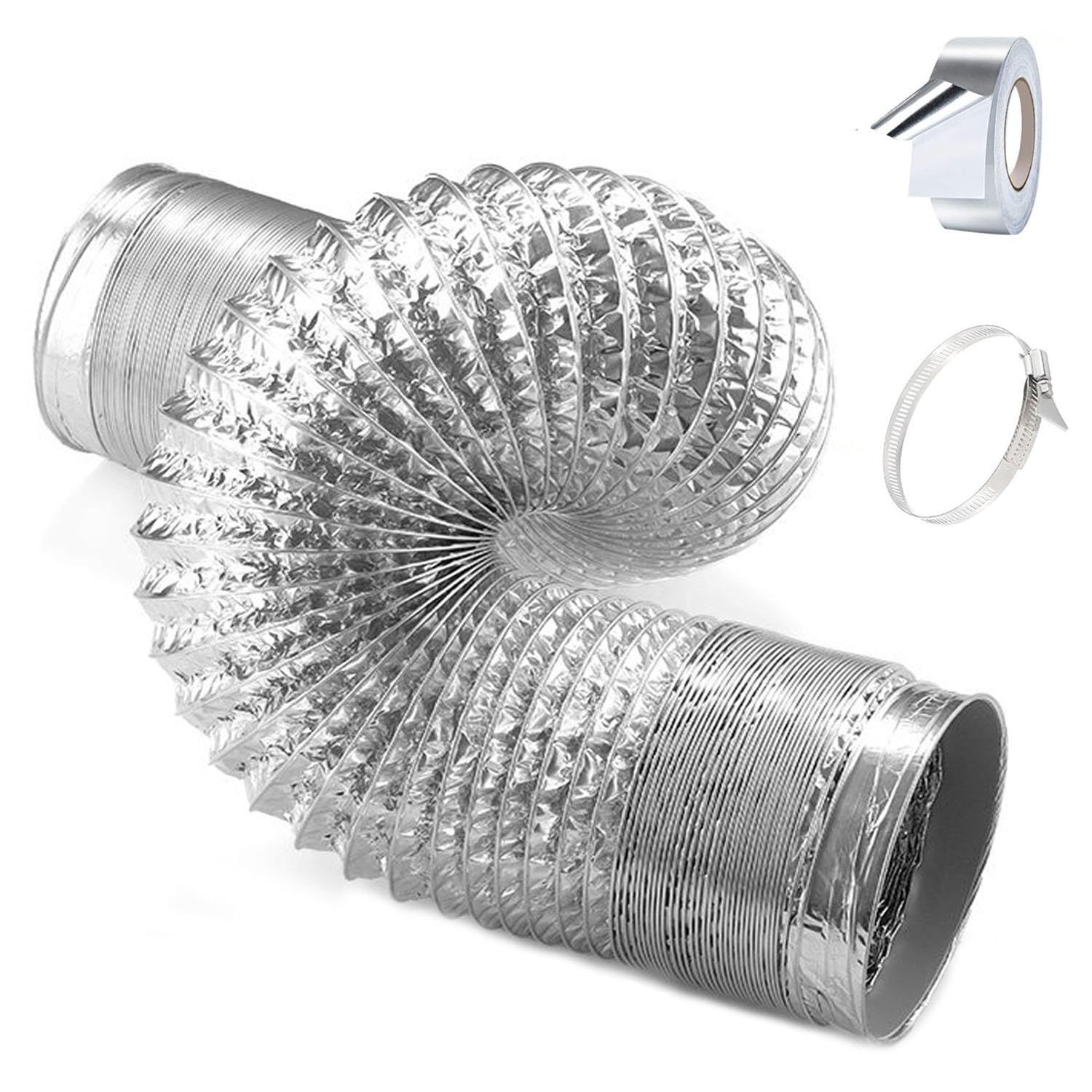 Condotto Tubo Di Sfiato Flessibile In Alluminio PVC Per Asciugatrice