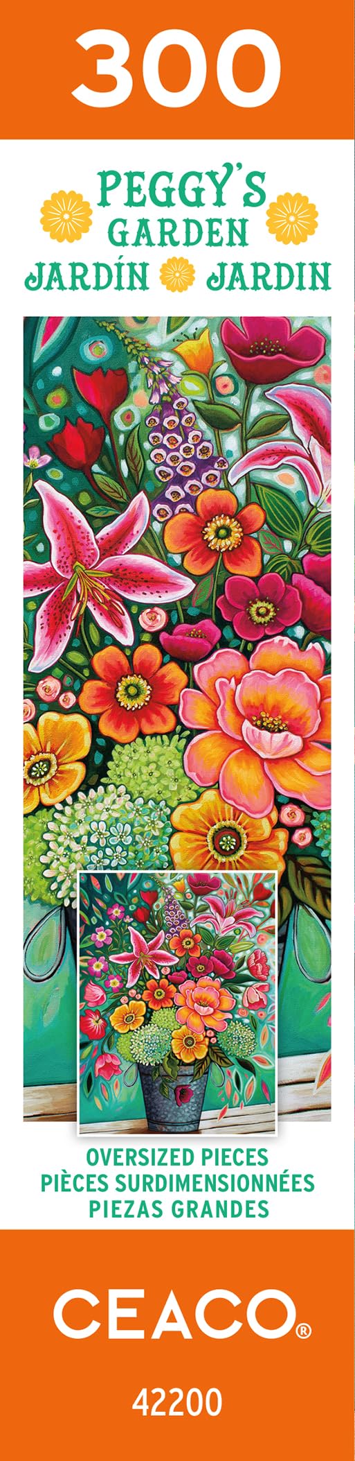 Ceaco - Peggy's Garden - Florenza - 300 Oversized Piece Jigsaw Puzzle by CEACO - Image 7