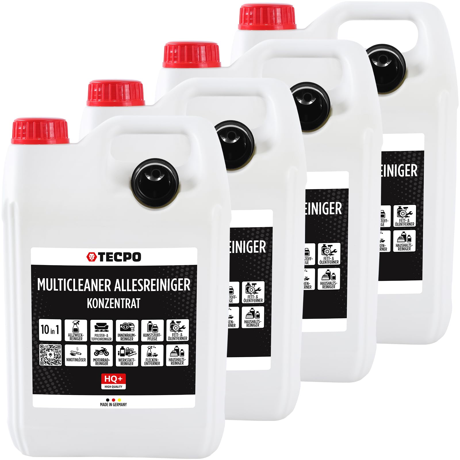 TECPO Multireiniger Allzweckreiniger Konzentrat 20 Liter Reiniger Universalreiniger Multi Cleaner hochwirksame Schmutzlösekraft gegen hartnäckige Verschmutzungen streifenfrei für alle Oberflächen