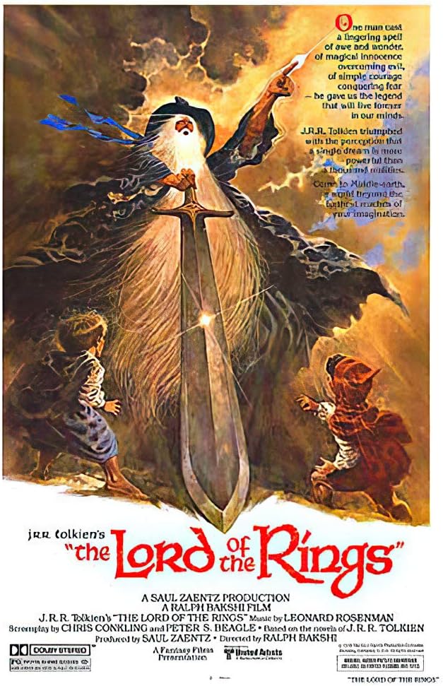 POSTER STOP ONLINE The Lord of The Rings - Movie Poster 1978 Animated (Size 27" x 40")