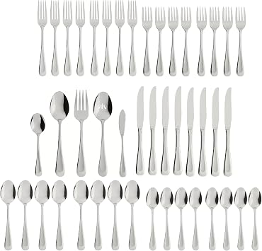 Oneida Satin Sand Dune Flatware, 45 Piece, Multi & Satin Sand Dune Everyday Flatware Teaspoons, Set of 4