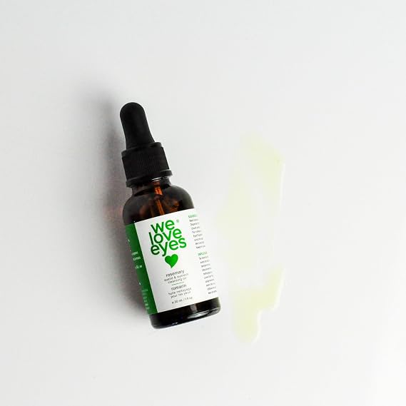We Love Eyes - Rosemary Eyelid & Eyelash Cleansing Oil - Allergen Removal - Preservative-Free - Rosemary Oil - 30ml