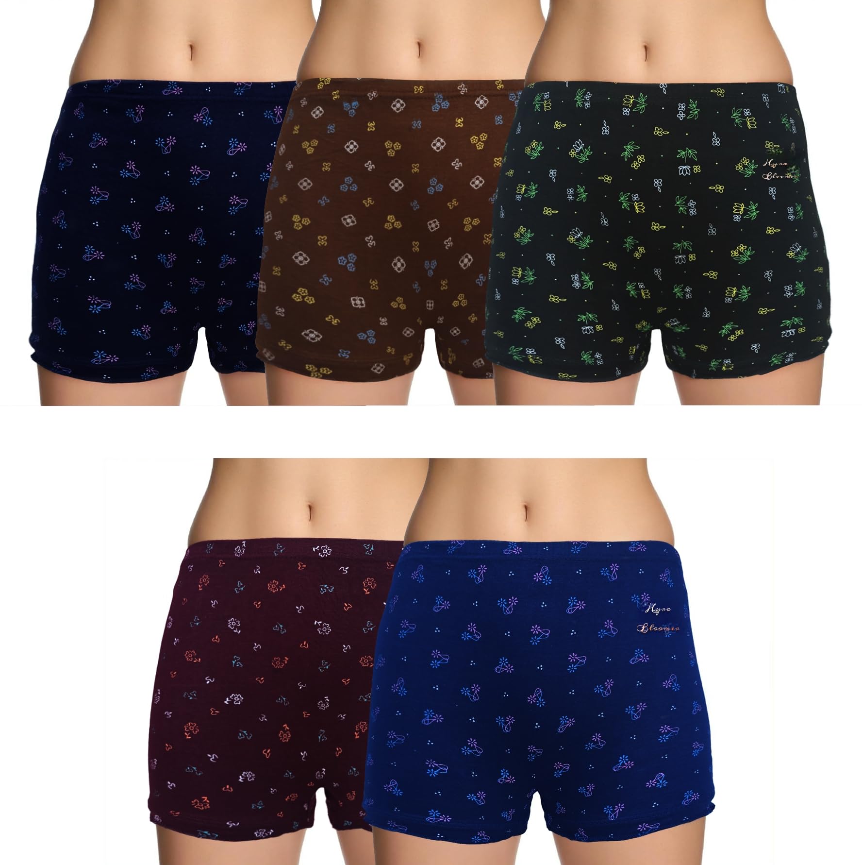 hyra Women Bloomer Panties(Pack of 5)-picture-26