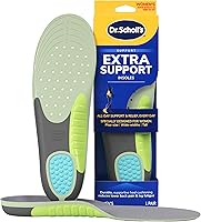 Dr. Scholl's Extra Support Insoles for Women Size 6-11: Arch Support for Plus-Size & Tall Feet, Reduces Back Pain & Fatigue