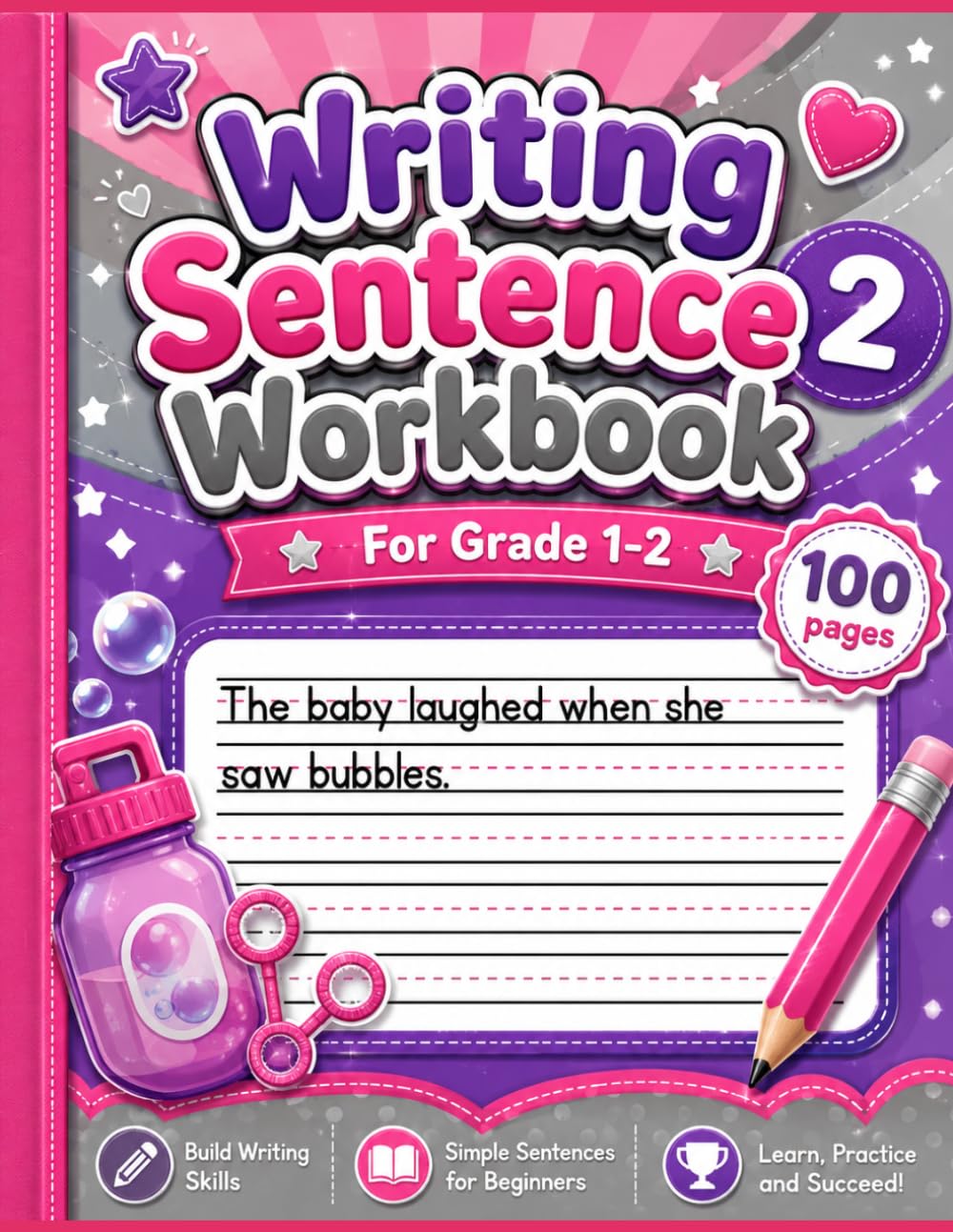 Writing Sentence Workbook 2: For Grade 1-2