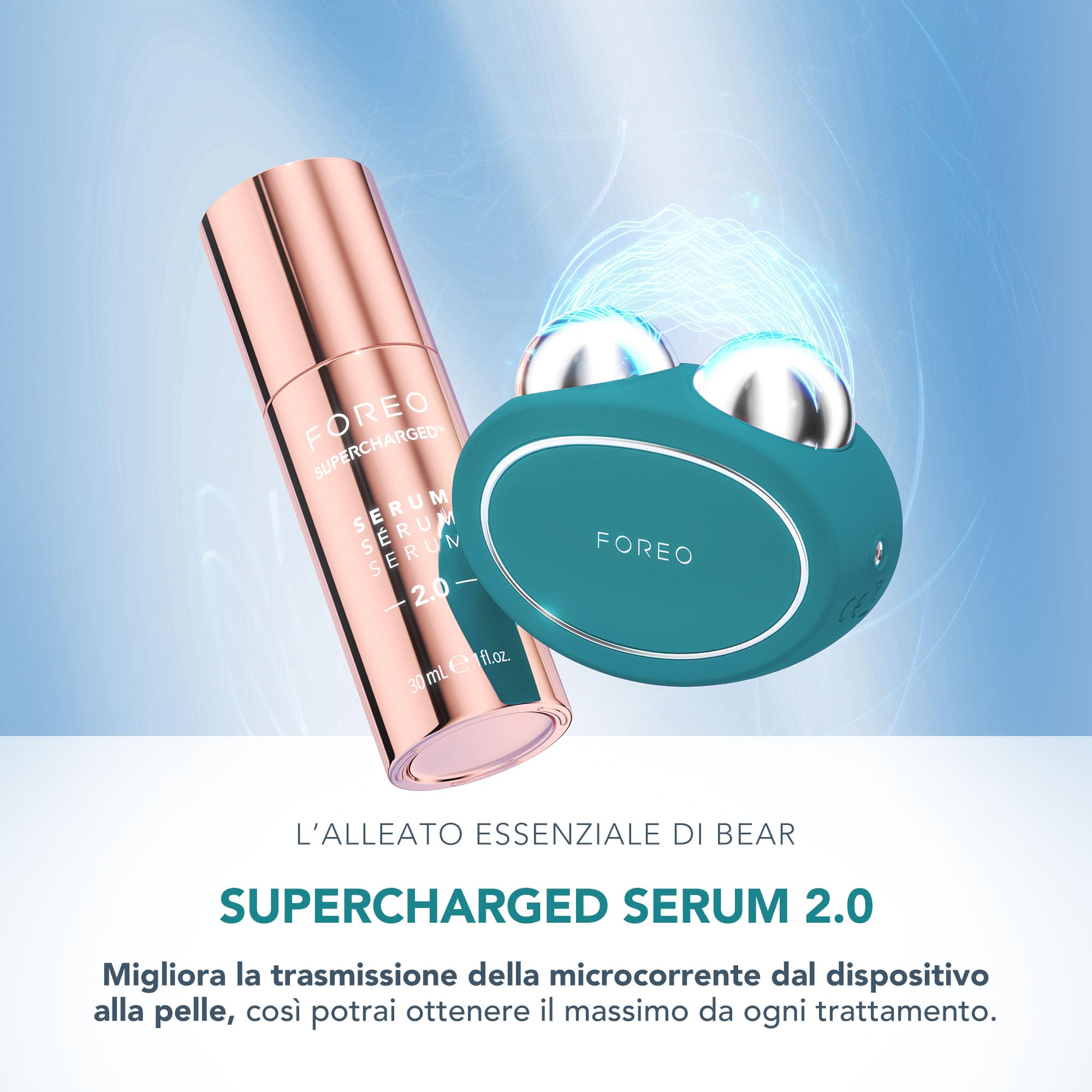 Foreo Bear 2 Massaggiatore Viso Lifting Avanzato a Microcorrente Anti-Age