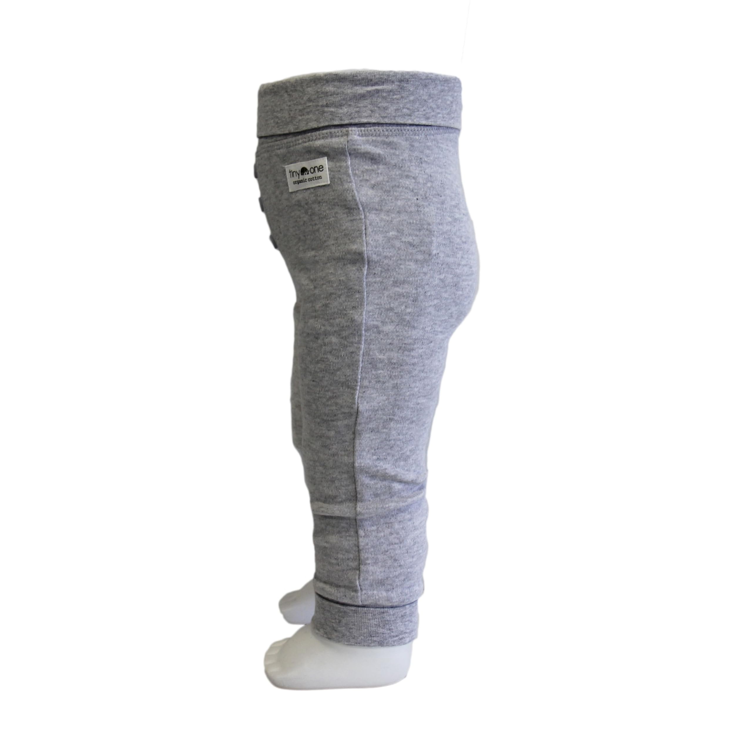 Tiny One Baby Leggings im 2er-Pack | 0-24 Monate | Bio Baumwolle | Langlebige & Bequem Leggings | Dunkelblau/Grau