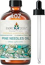 EVOKE OCCU Pine Needles Essential Oil 118 ml, Pure Pine Needle Oil for Home Diffuser Massage Fragrance DIY Candle Soap Making - 4 fl oz