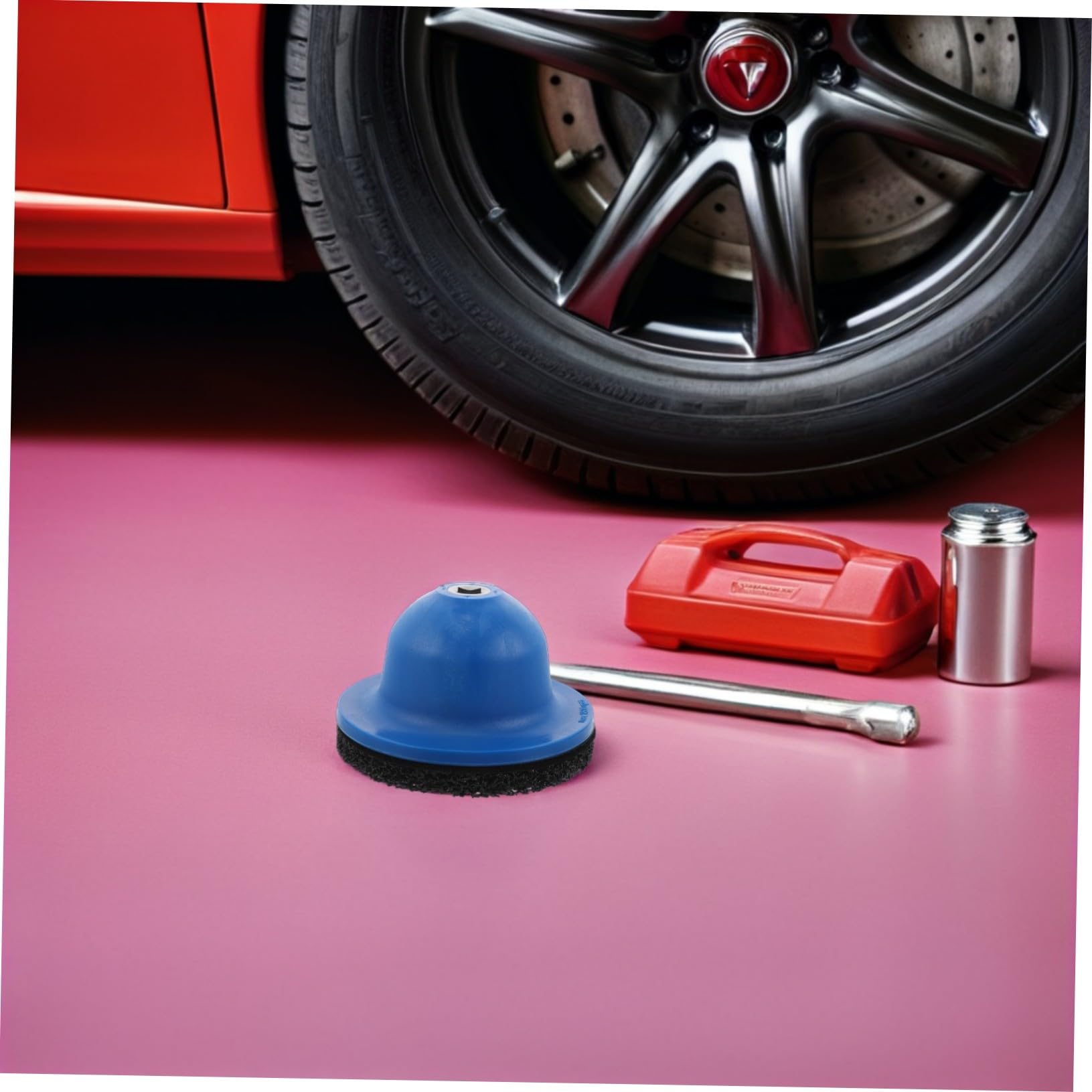 Amosfun Mozzo Ruota Lucidante Mola per Smerigliatrice Accessori Molatura Trapano Abrasivo Vernice Auto Filo Pulitore Ruggine Rimozione