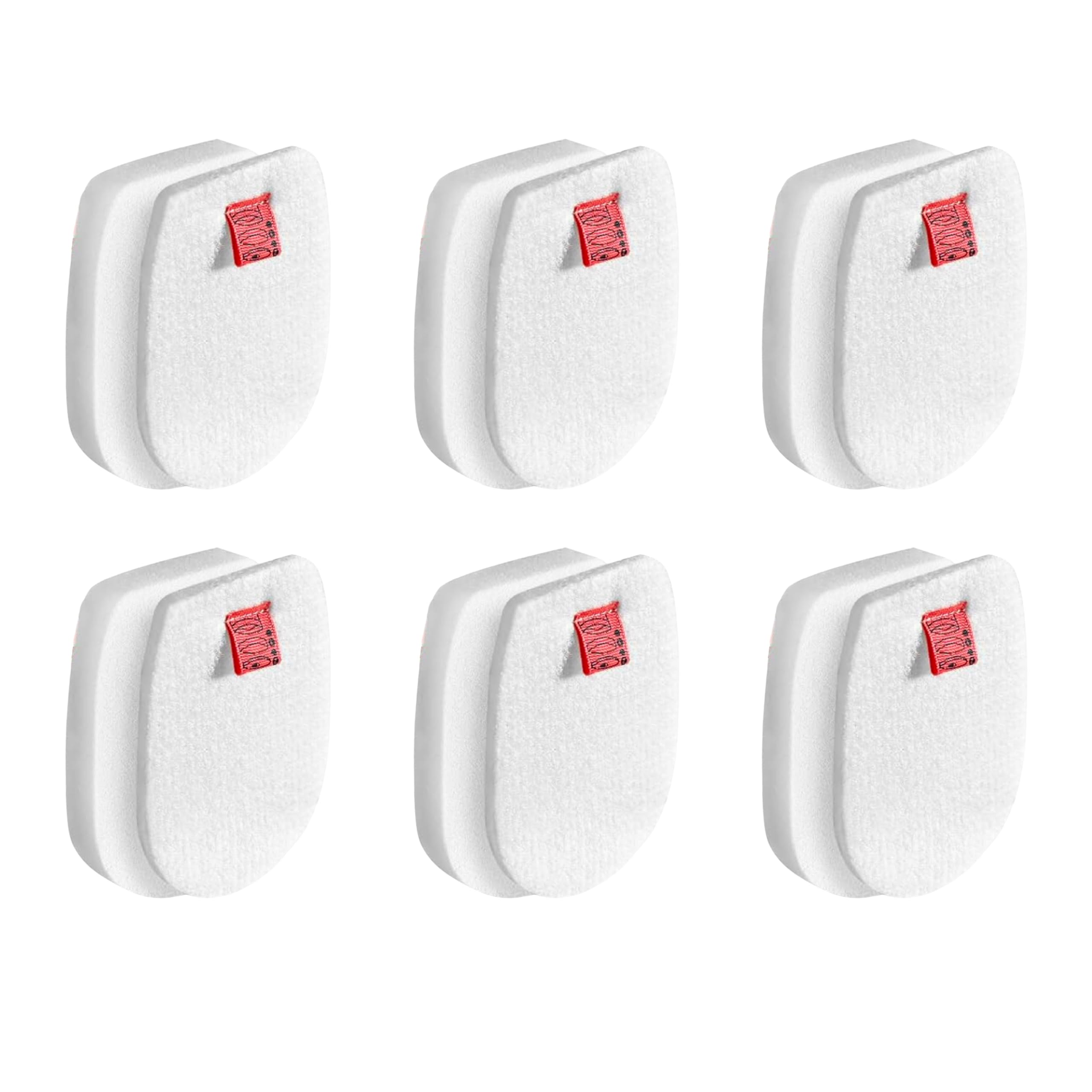 Nispira IZ300 IZ300UK Foam Felt Sponge Filters for Shark IZ300UKT IZ320 IZ320UK IZ320UKT Anti Hair Wrap Cordless Vacuum Cleaners Accessory Filters, 6 Sets