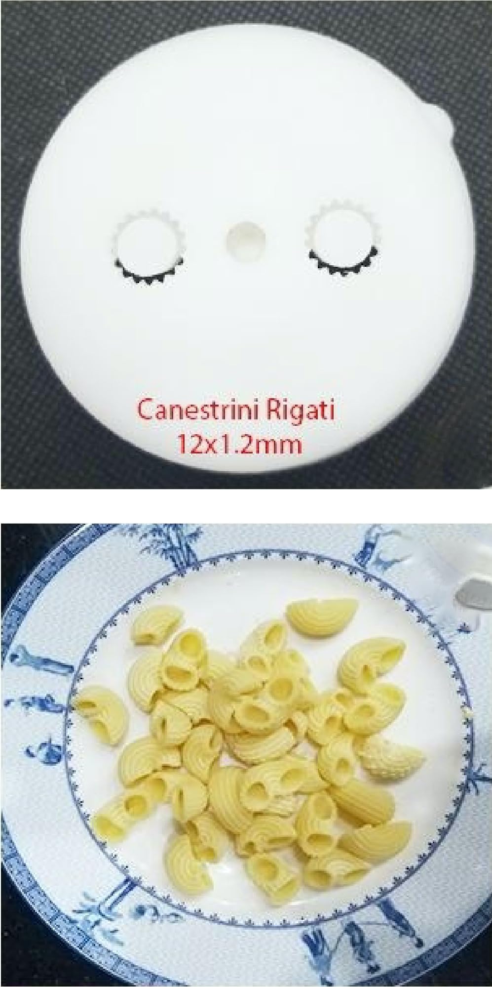 PASTADISC Rigati Pasta Shaping Disc - 30mm Paccheri Rigati Shape For Philips Pasta Makers | Make Fresh Homemade Italian Noodles - View #4