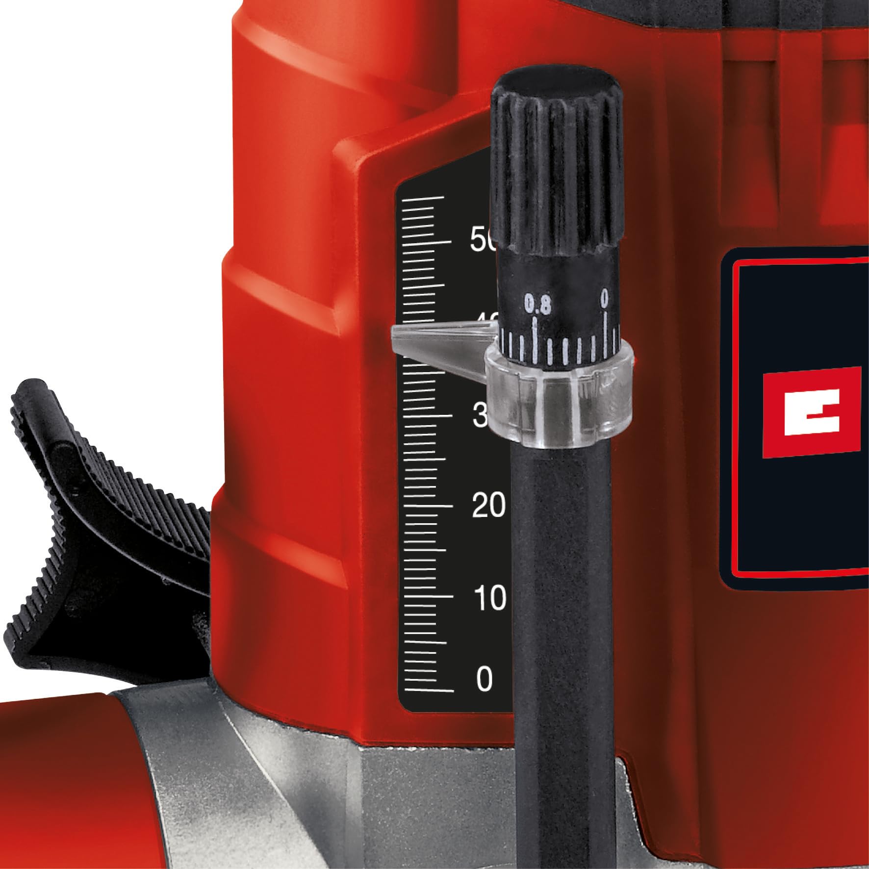 Einhell Oberfräse TC-RO 1155 Kit (1100 Watt, Ø 6 und 8 mm, Drehzahlregulierung, Parallelanschlag, Absaugadapter, inkl. Zubehör & diverse Fräser)