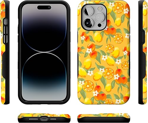 Vista 1537 de Casely - Funda para iPhone 14 Pro Max, Viva La Vida, Frida Kahlo Floral Collage, compatible con MagSafe 10 Frida Kahlo Viva La Vida Collage