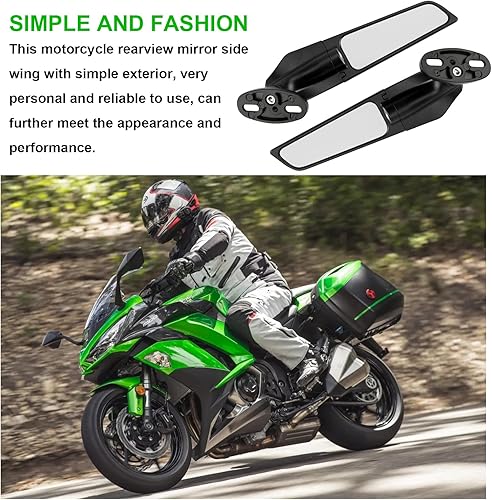 Miniatura 4 de Espejo retrovisor de motocicleta para Yamaha R1 R3 R6S para Honda CBR600RR CBR1000RR CBR300RR para Ninja 400 ZX6R ZX10R para Suzuki GSXR600 GSXR750