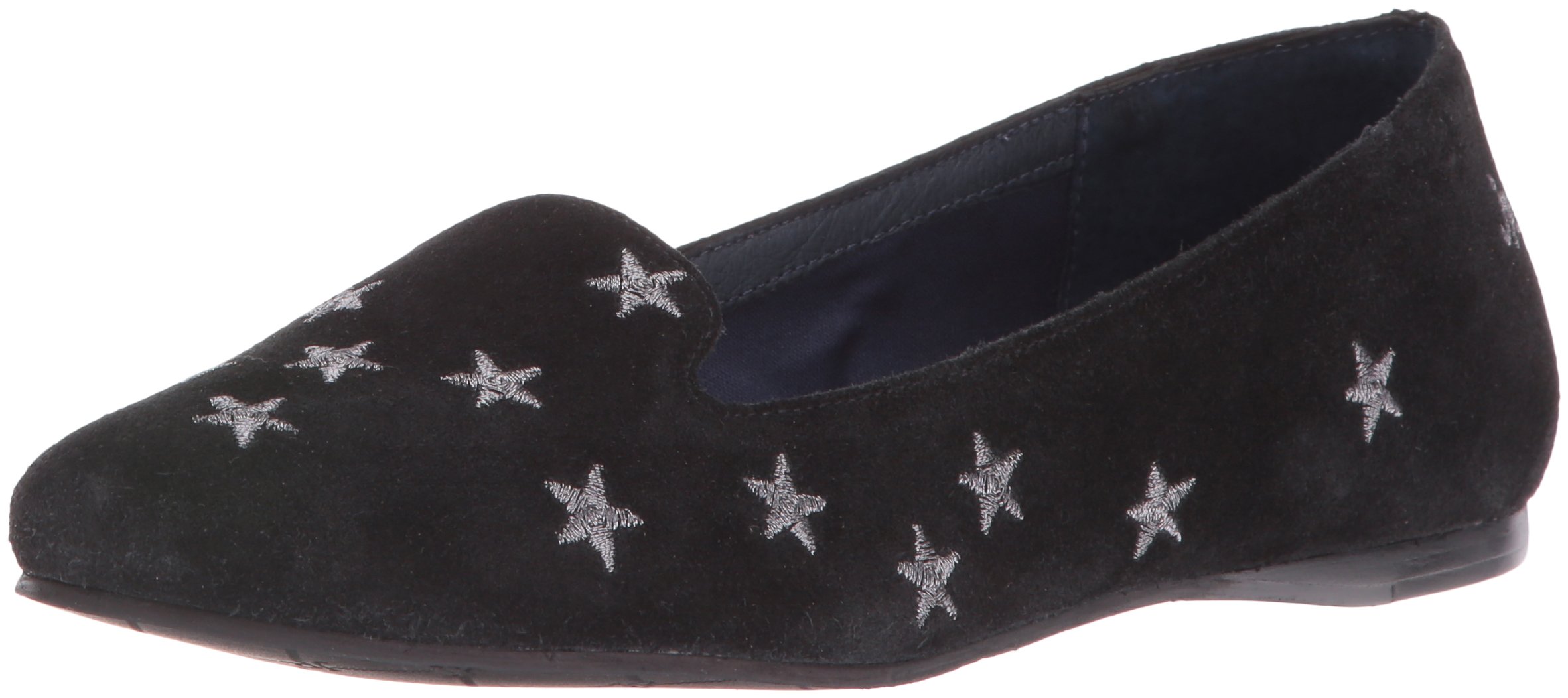 Women's Starstruck Ballet Flat, Black Suede, 6