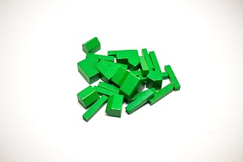 Green Wood Replacement Pieces for Settlers of Catan