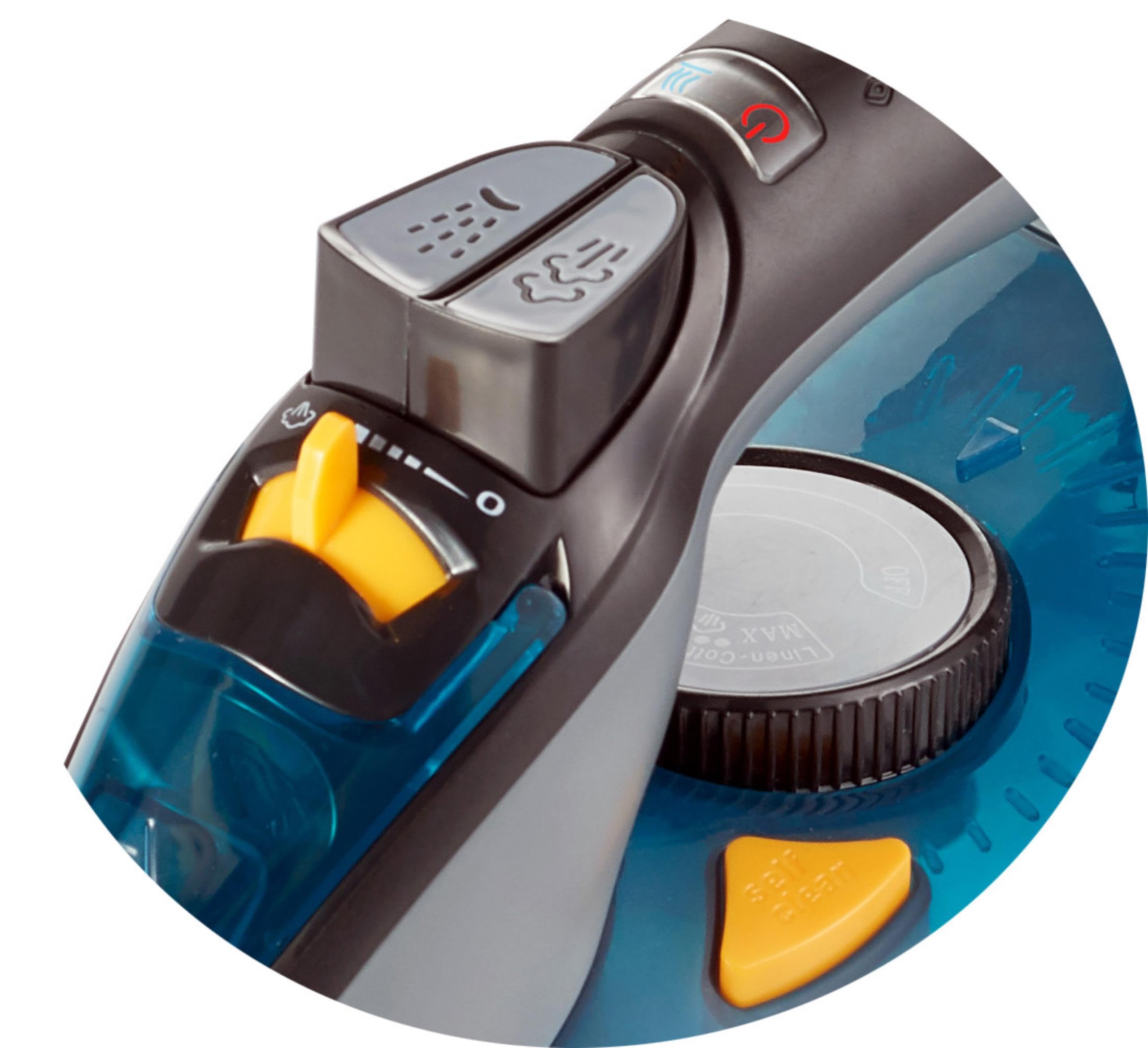 Mesko MS5041 Plancha Ropa Vapor Vertical Suela Cerámica, Golpe de Vapor 80 g/min, Vapor Contínuo 45 g/min, Autolimpieza, Sistema Antigoteo y Antical, 3000W, Depósito 350ml