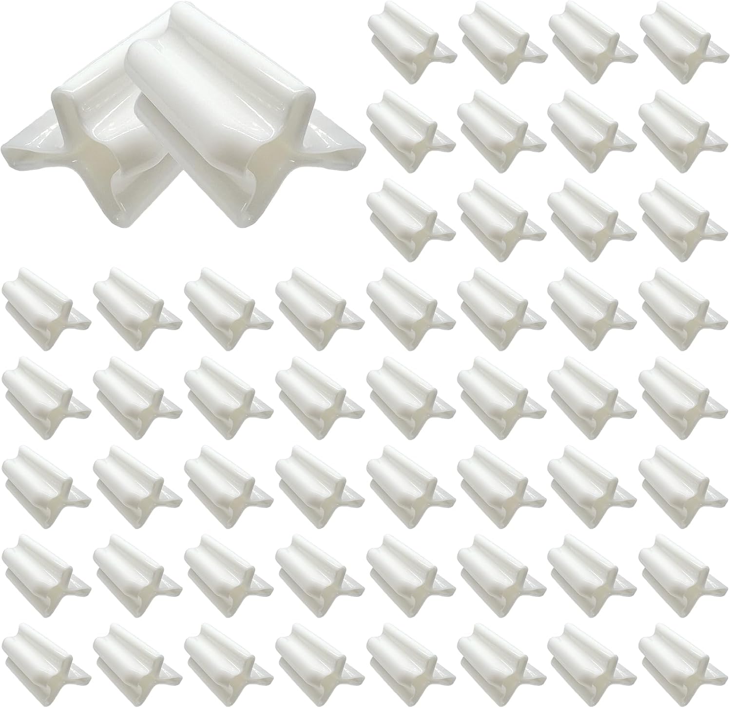 50PCS Safe T Post Caps T Post Safety Caps T Post Vinyl Safety Cap T Post Topper (White)