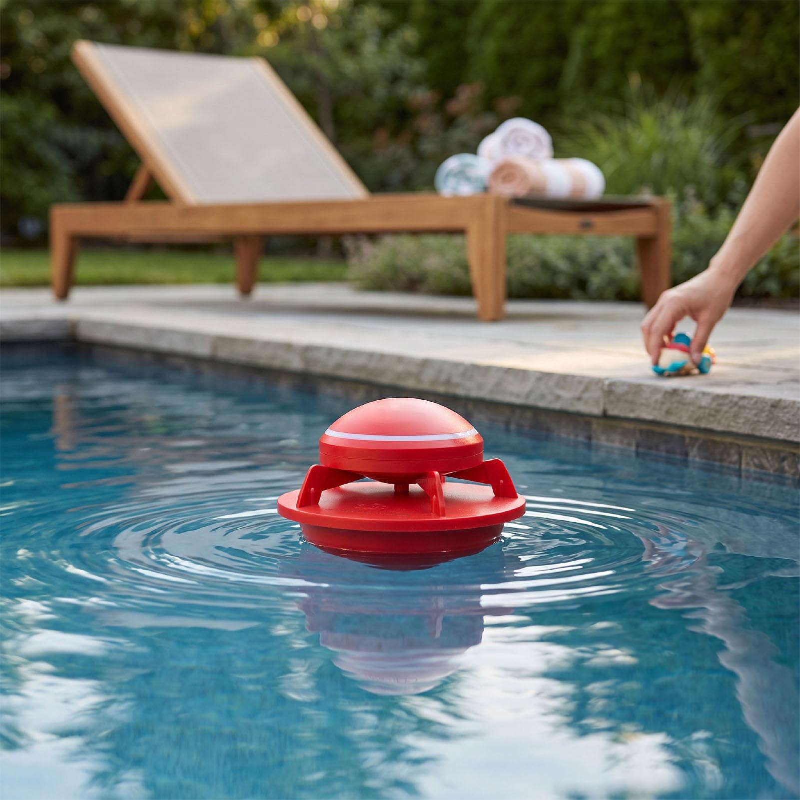 Dioche Alarme de Piscine Flottante 100dB étanche Zone de Piscine 20x40