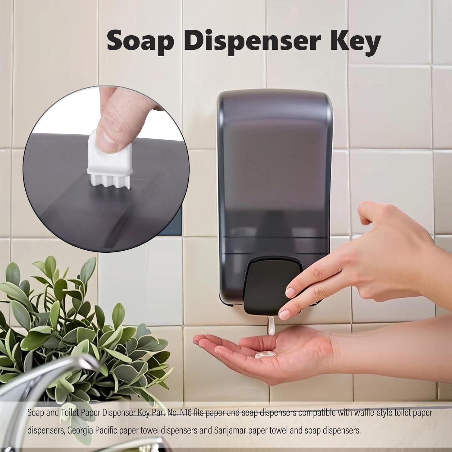 Toilet Paper Dispensers Key for Paper Towel Holder and Soap Dispensers, 5Pk