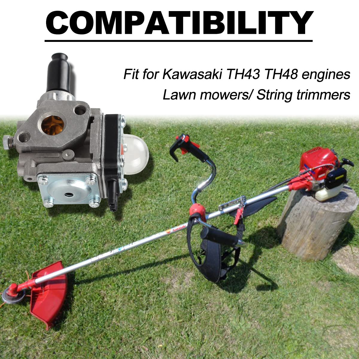 TONYSA Parti Di Ricambio Per Carburatore Tagliasiepi Adatte Per Kawasaki Th23 Th26 Th34 23cc 25cc 26cc 33cc 35cc 86528087 - Foto 6