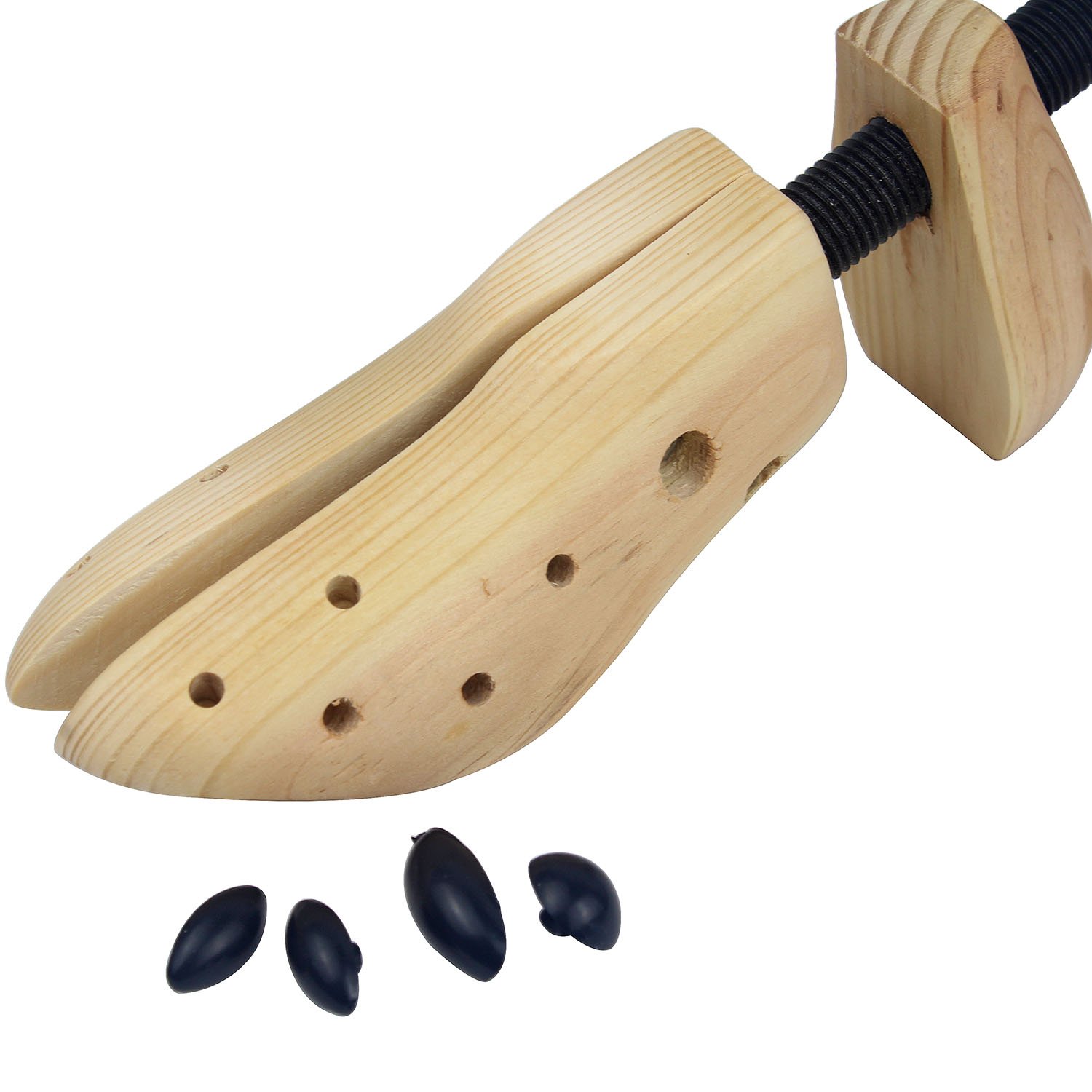 une paire d’Embauchoirs à Chaussures En Bois Femme Homme Unisexe Longueur Largeur Ajustables Elargisseur Extenseurs