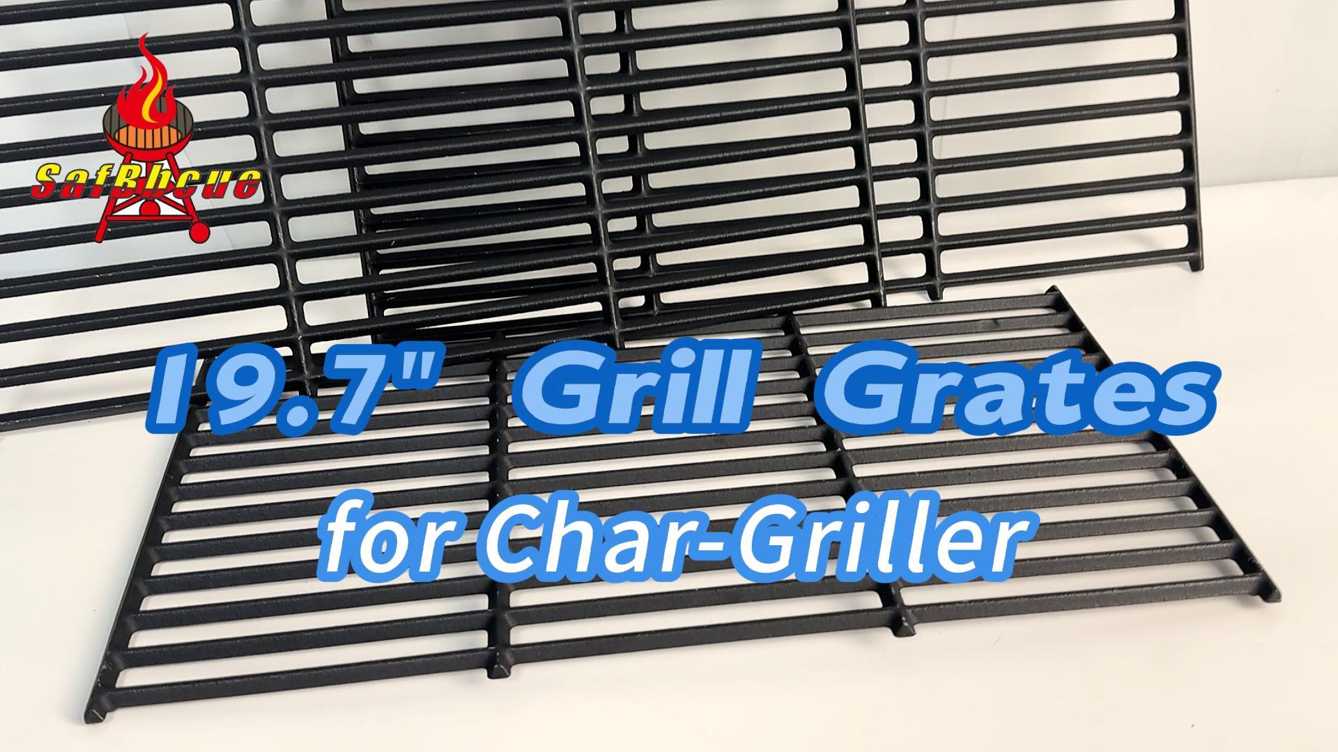 Grillroste Für Char-Griller 1733, 2735, 1722 – 3er Pack Aus Gusseisen, 50 Cm Breit
