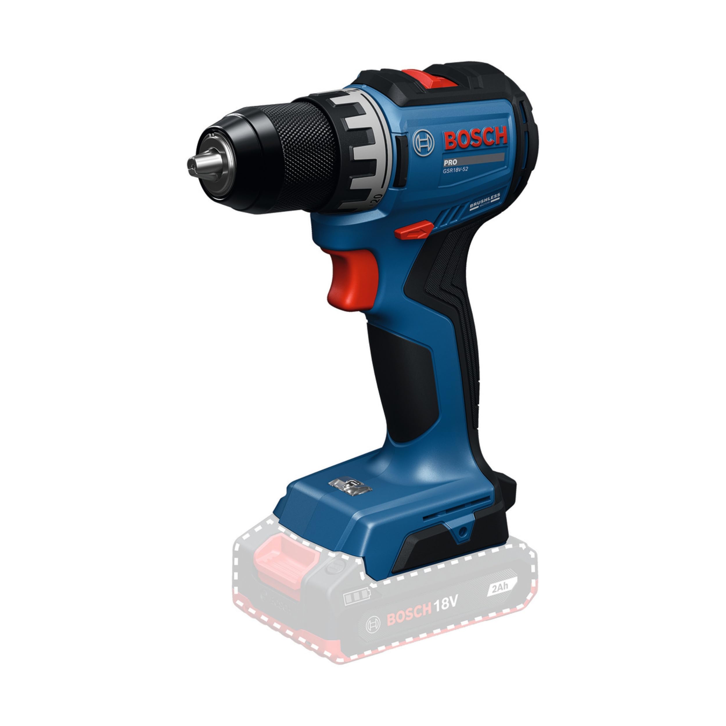 Bosch PRO 18V System Wiertarko-wkrętarka akumulatorowa GSR18V-52