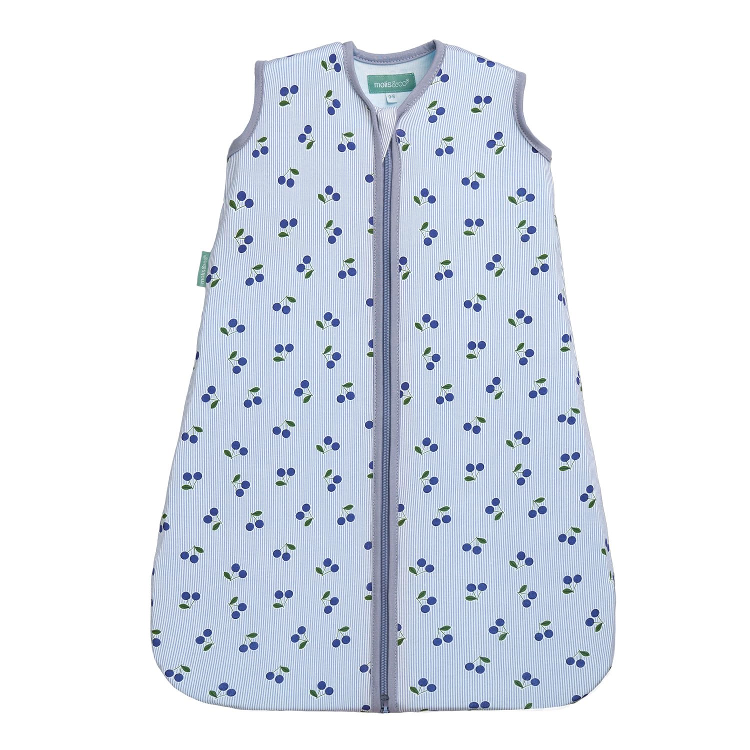molis&co - Saco de Dormir para bebé 0.5 TOG - 95 cm (18-36 Meses) - Saco Dormir Bebe Verano sin Mangas - Saco de Dormir para Niños Niñas (Unisex) - 100% Algodón (Certificado Oeko-Tex) - Summer Bloom — view 13